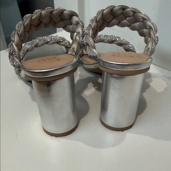 Target Silver Braided Heels - Picture 3 of 3